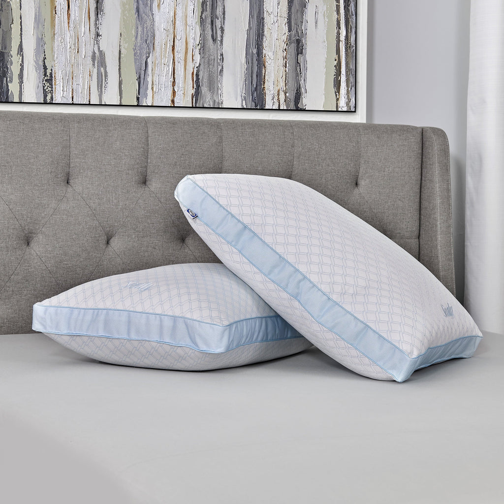 Orthopedic Support Cooling Performance Odor Neutralizing Extra Firm Support Machine Washable Pillow, King - Hotel Quality Plush Sleeping Pillows Detail