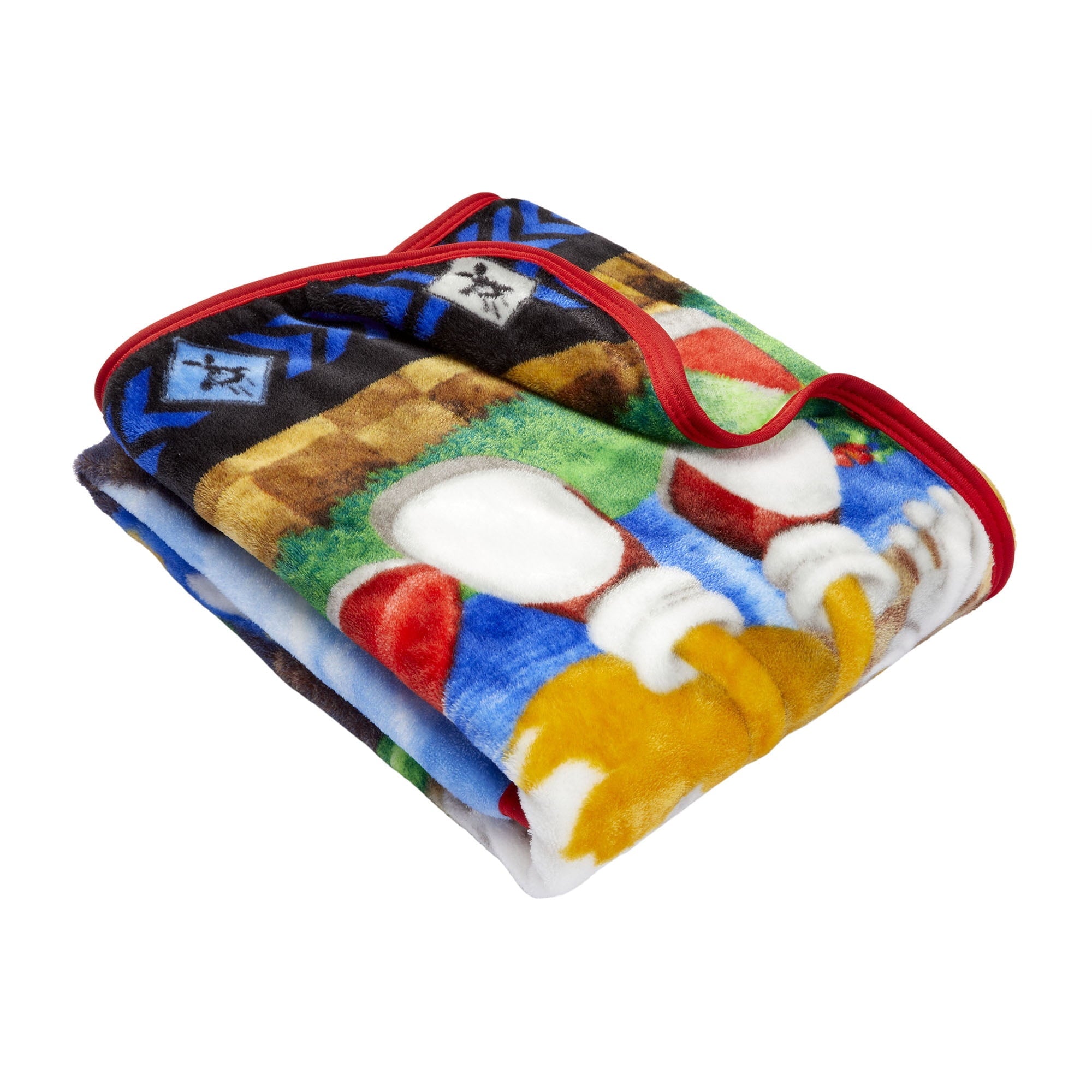 Decorative Knitted Kids Silky Soft Plush Throw Blanket, 40" x 50" - Super Soft Reversible Sherpa Flannel Blanket Detail