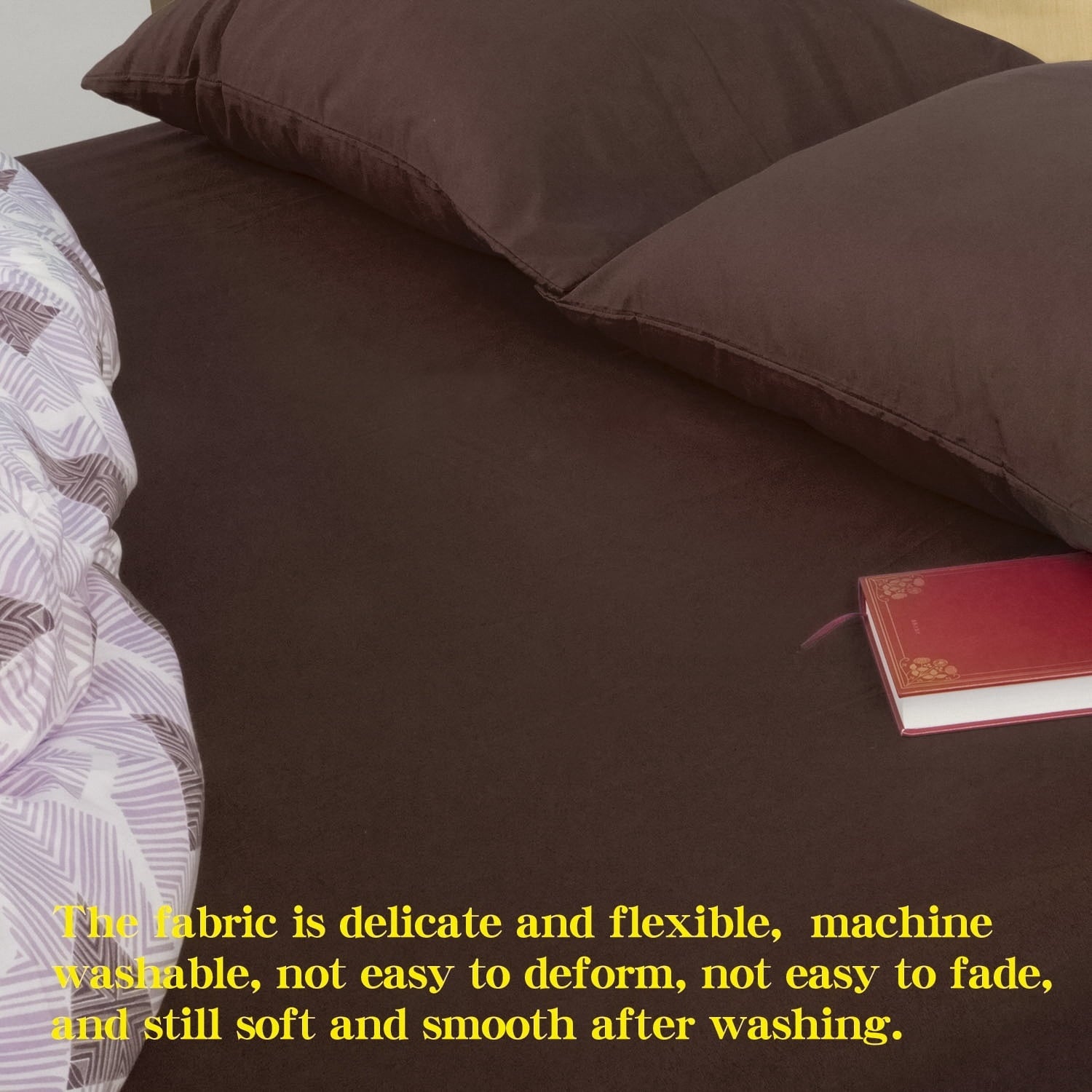 Breathable Luxury Premium 1800 Series Microfiber Queen Fitted Sheet with Deep Pocket, Ultra Soft and Breathable Fitted Bed Sheet, 60x80... - Breathable Egyptian Cotton Flat & Fitted Sheets Detail