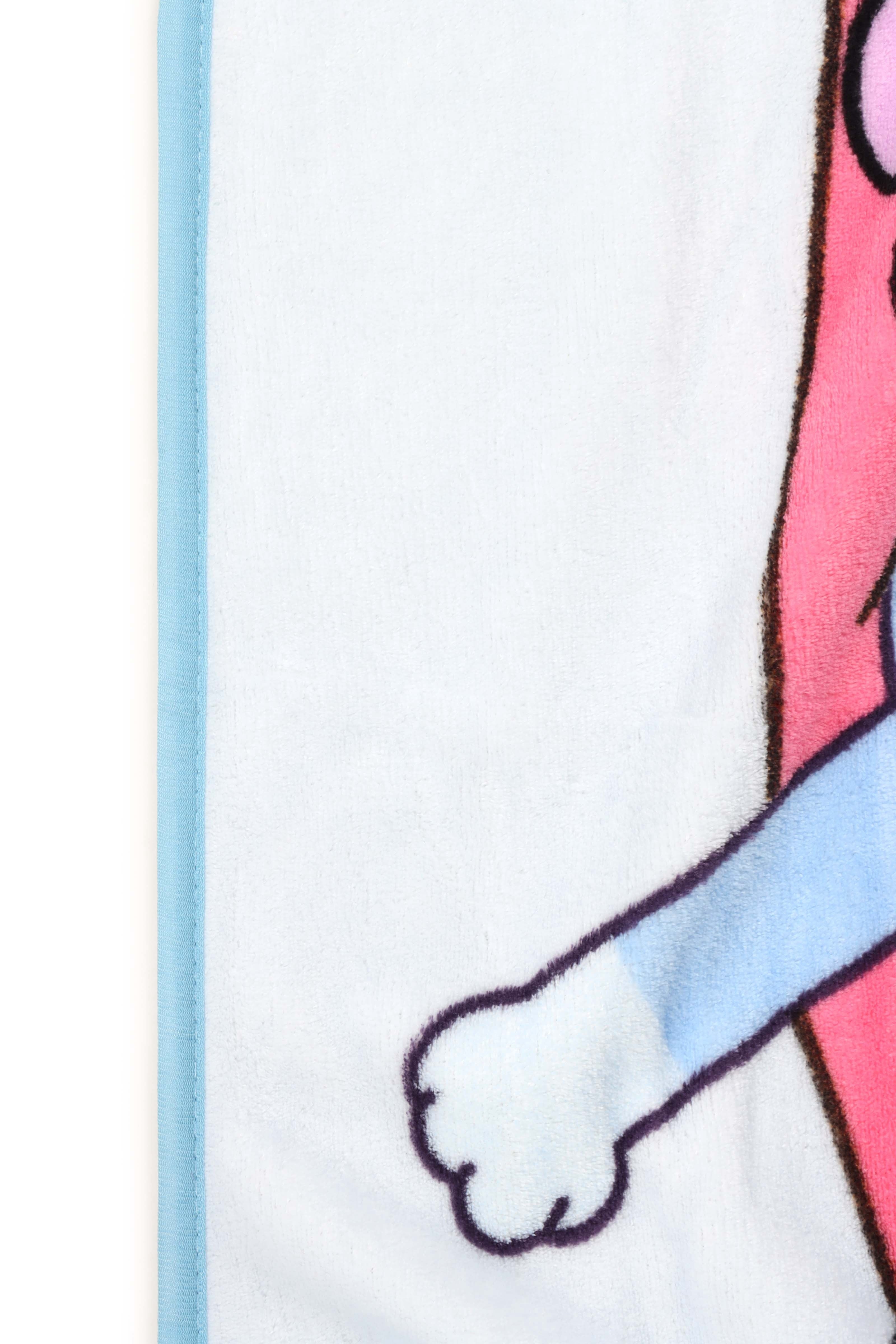 Lightweight Warm Family Kids Throw Blanket, Soft Coral Fleece, Multicolor, 46" x 60" - Cozy Fleece Throw Blanket for Couch & Bed Detail