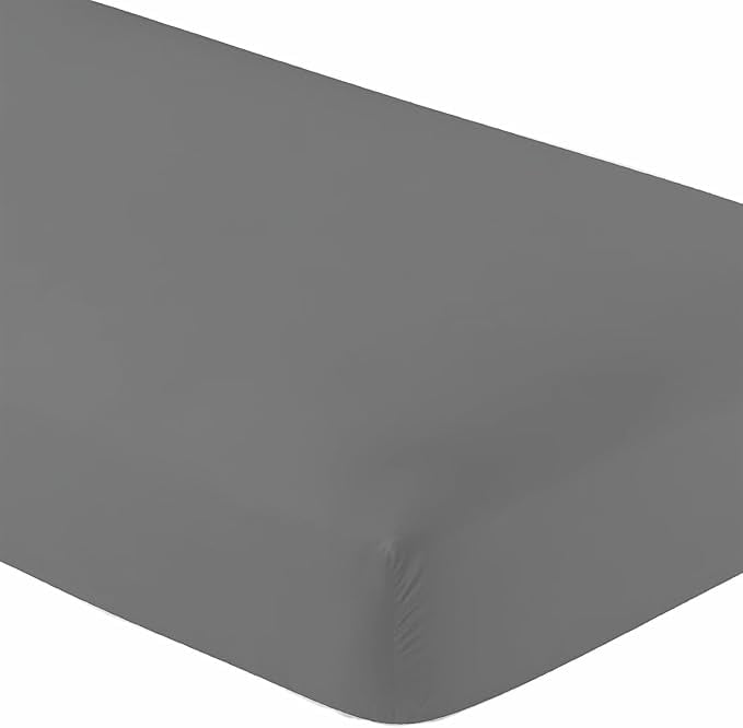 Wrinkle-Resistant Microfiber 2 Twin Fitted Bottom Bed Sheets (2-Pack) 1800 Ultra Soft and Comfy - 39" x 75" Great for Kids Room, Guest ... - Breathable Egyptian Cotton Flat & Fitted Sheets Detail