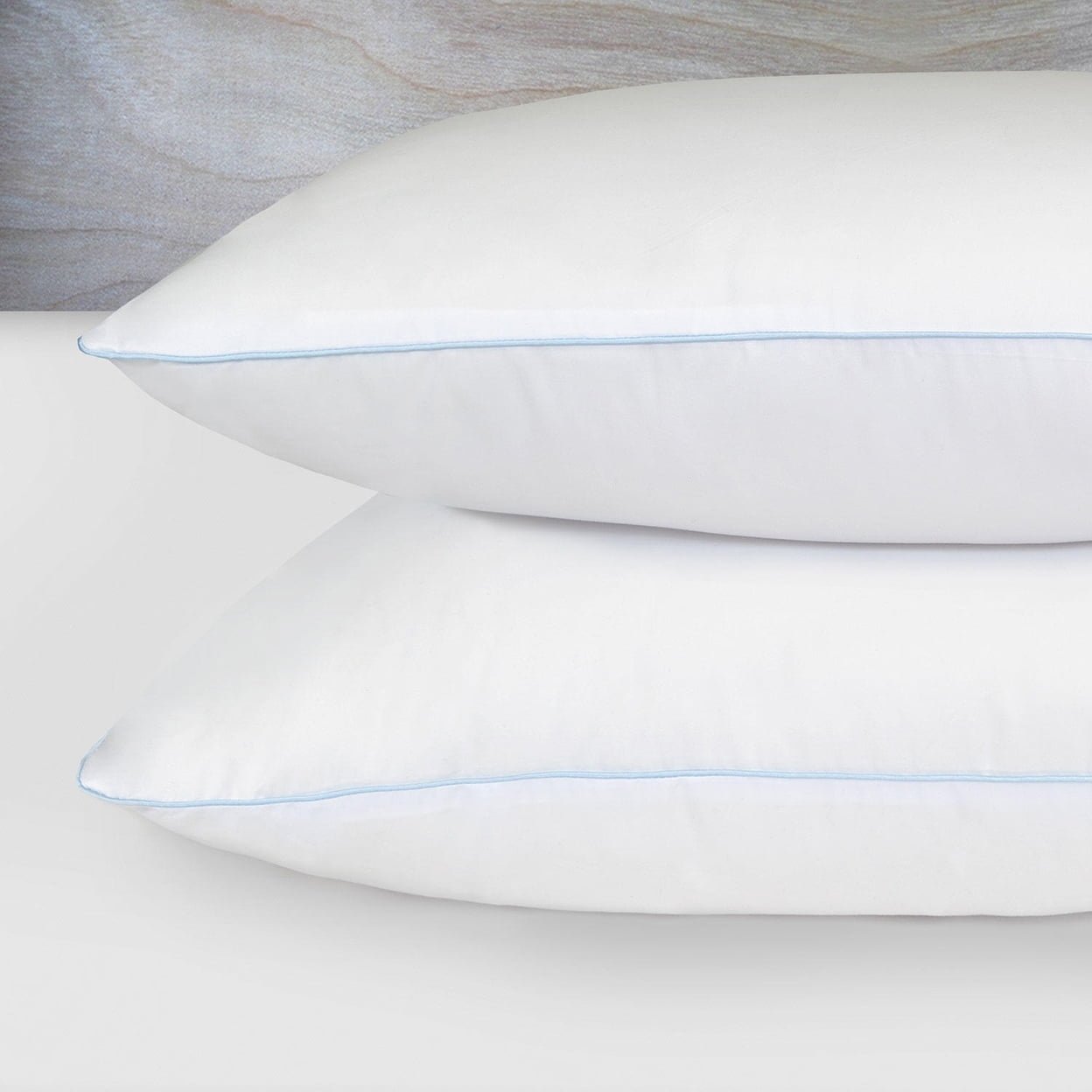 Orthopedic Support Comfy Sleep Eco-Friendly Bed Pillow Standard/Queen (2 Pk) - Decorative Throw Pillow Cushion for Sofa & Bed Detail