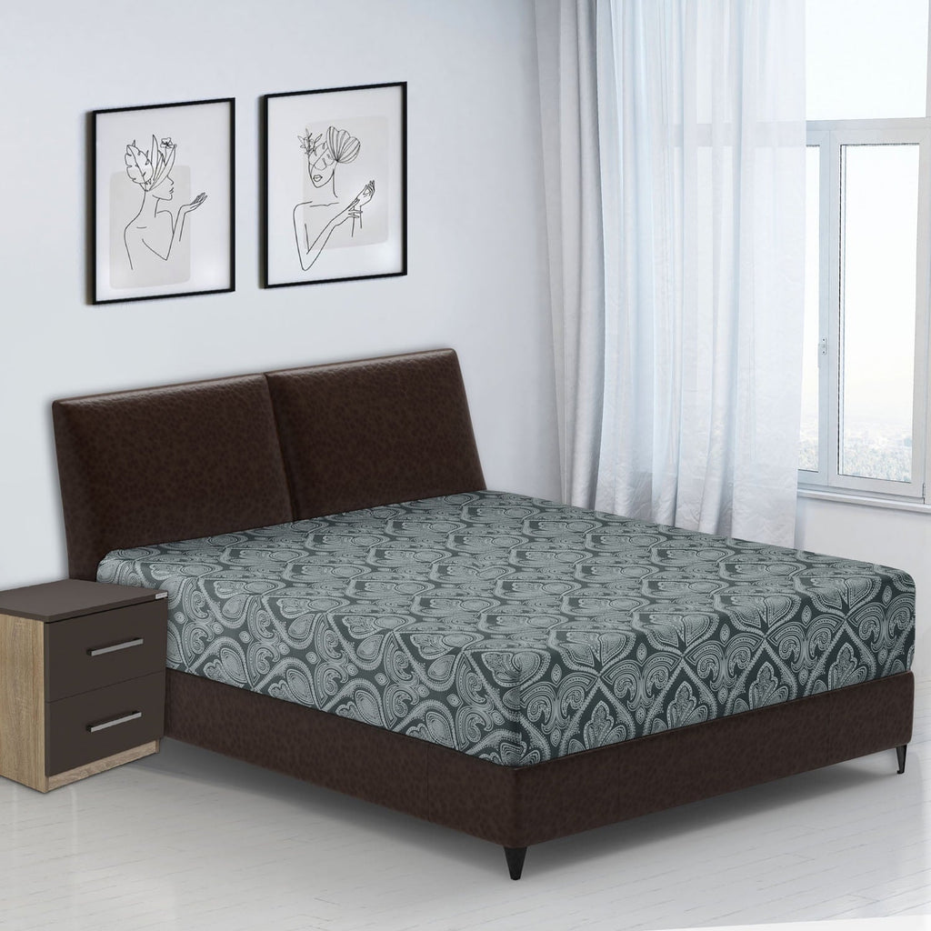 Ultra-Soft Queen Bed Sheets Set - 6 Piece Brushed Microfiber Bed Sheet - Shrinkage and Fade Resistant - (Queen, Grey) - Breathable Egyptian Cotton Flat & Fitted Sheets Detail