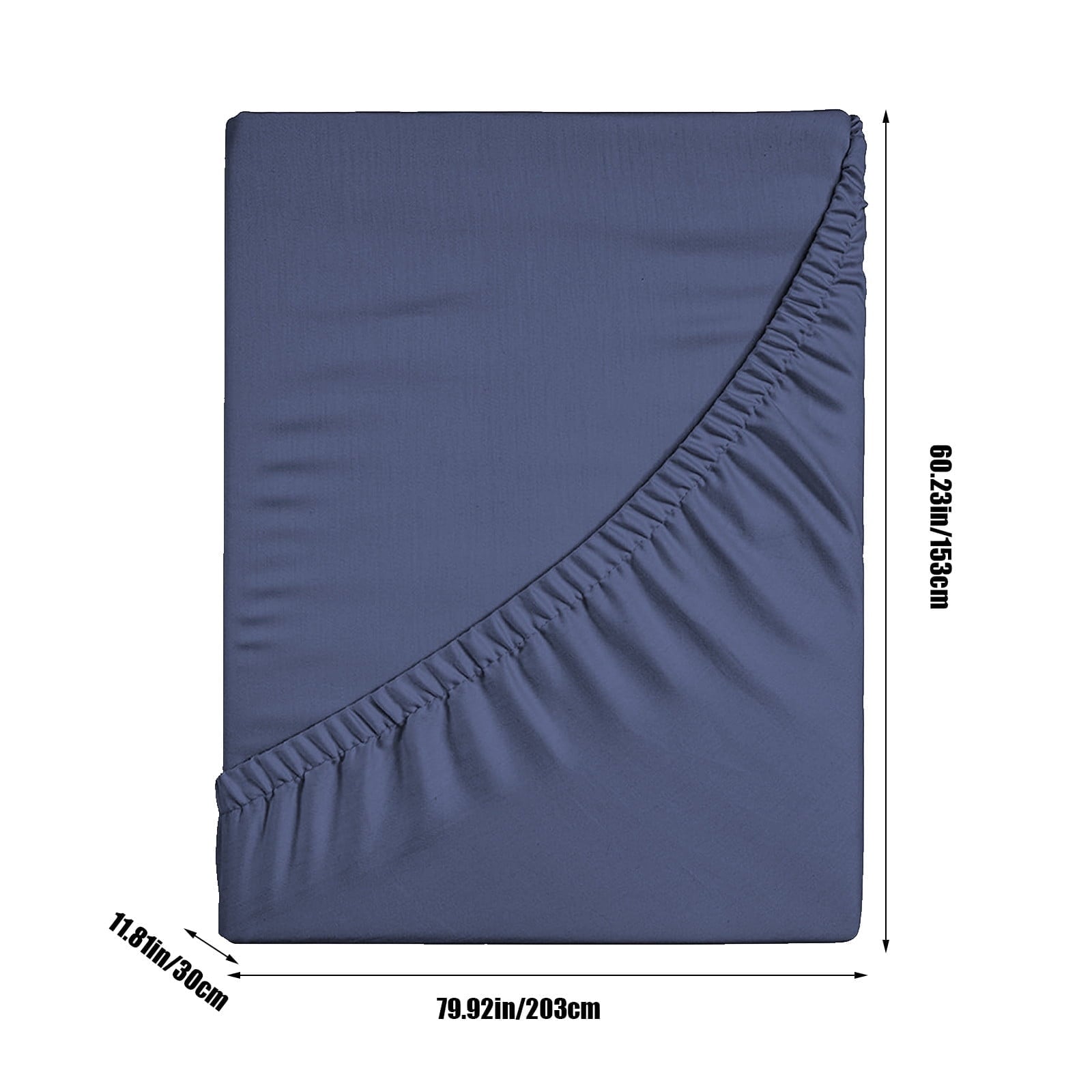 Premium Egyptian Cotton Bed Sheet, Queen Size - Deep Pocket Soft Wrinkle and Fade Resistant - Cooling Hotel Quality Bedding Sheets and Pillowcases Detail