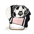 Super Soft Flannel 46" x 60" Coral Fleece Throw, Polyester, Pink & Black - Lightweight Plush Warm Blanket for All Seasons - Default Title