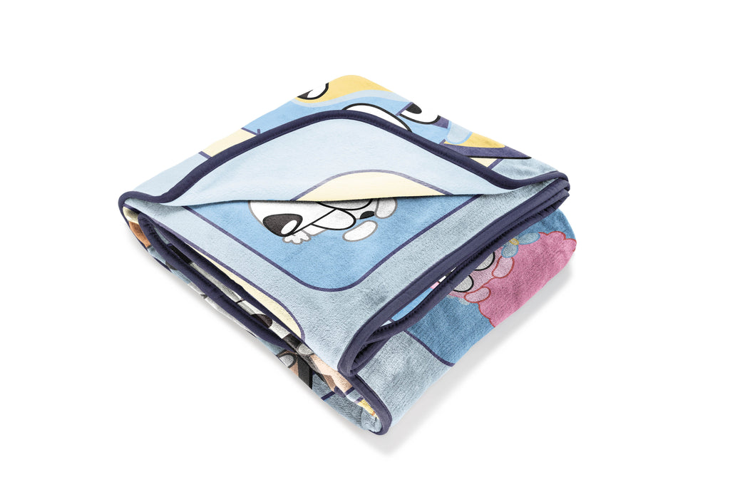 Cozy Fleece BBC & Friends 40x50 Throw Blanket - Luxury Knitted Decorative Throw Blanket with Fringes Detail