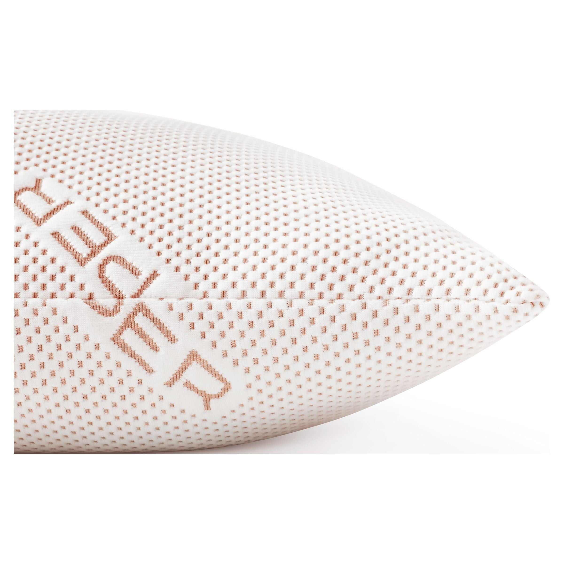 Orthopedic Support Copperloft King Bed Pillow, 2 Pack, Hypoallergenic - Orthopedic Shredded Foam Bed Pillow Set Detail