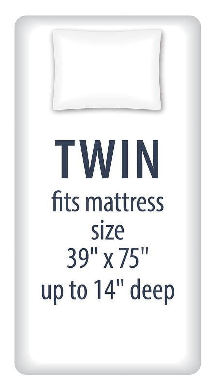 Ultra-Soft Kids Soft Microfiber Sheet Set, Gray, Twin, 3 Pieces - Luxury Bed Sheet Set with Deep Pockets Detail