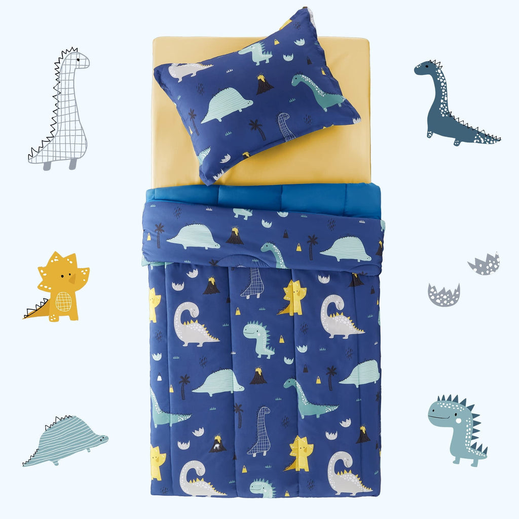 Fluffy Down Alternative Kids Bedding Comforter Set Twin/Twin Xl Size - Super Soft & Cute Printed 2-Piece Comforter Set All Seasons for Boys, ... - All-Season Down Alternative Comforter Insert Detail