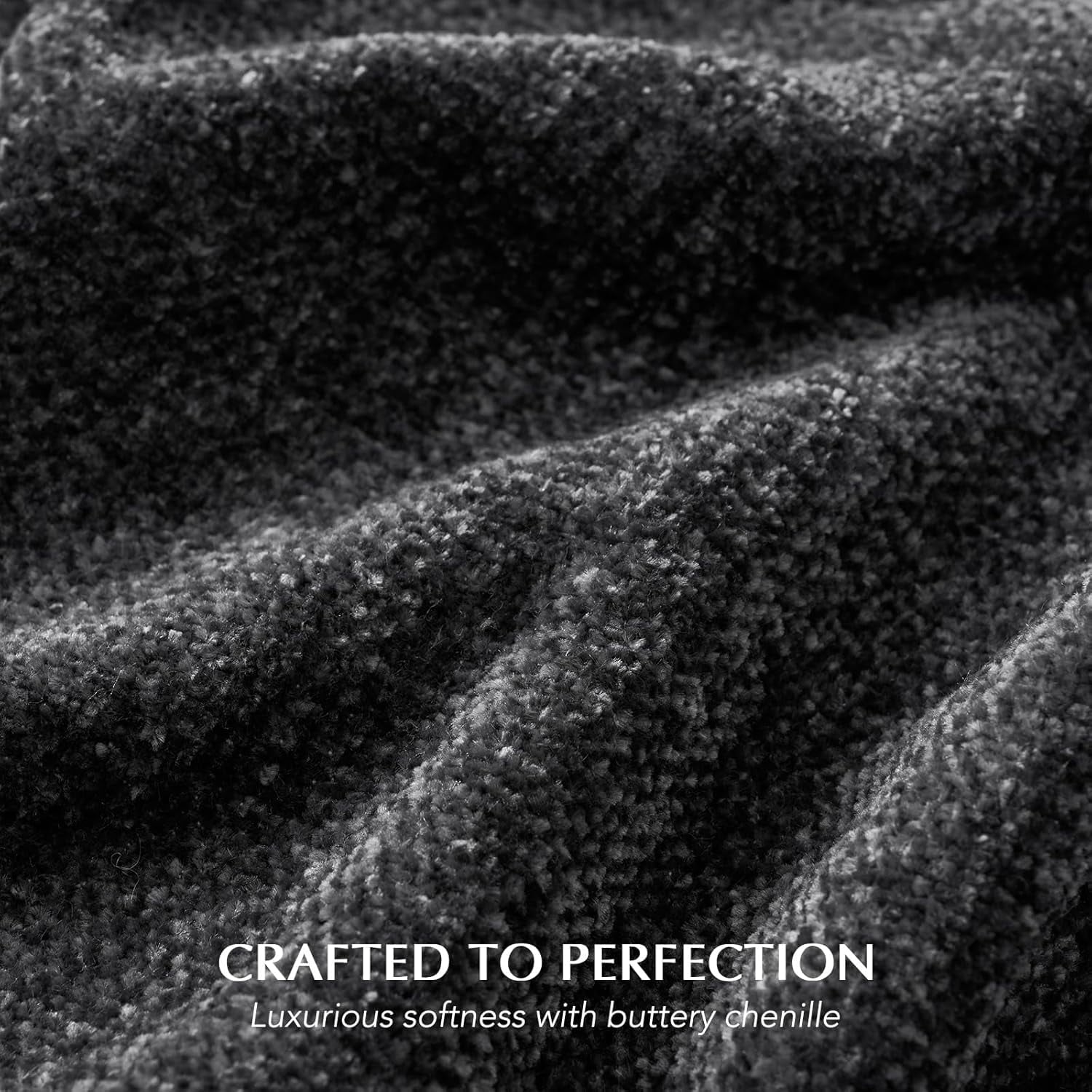 Cozy Fleece Soft Chenille Throw Blanket for Couch, Cozy Plush Fuzzy Decorative Chenille Knit Throw Blanket with Tassels, Lightwei... - Luxury Knitted Decorative Throw Blanket with Fringes Detail
