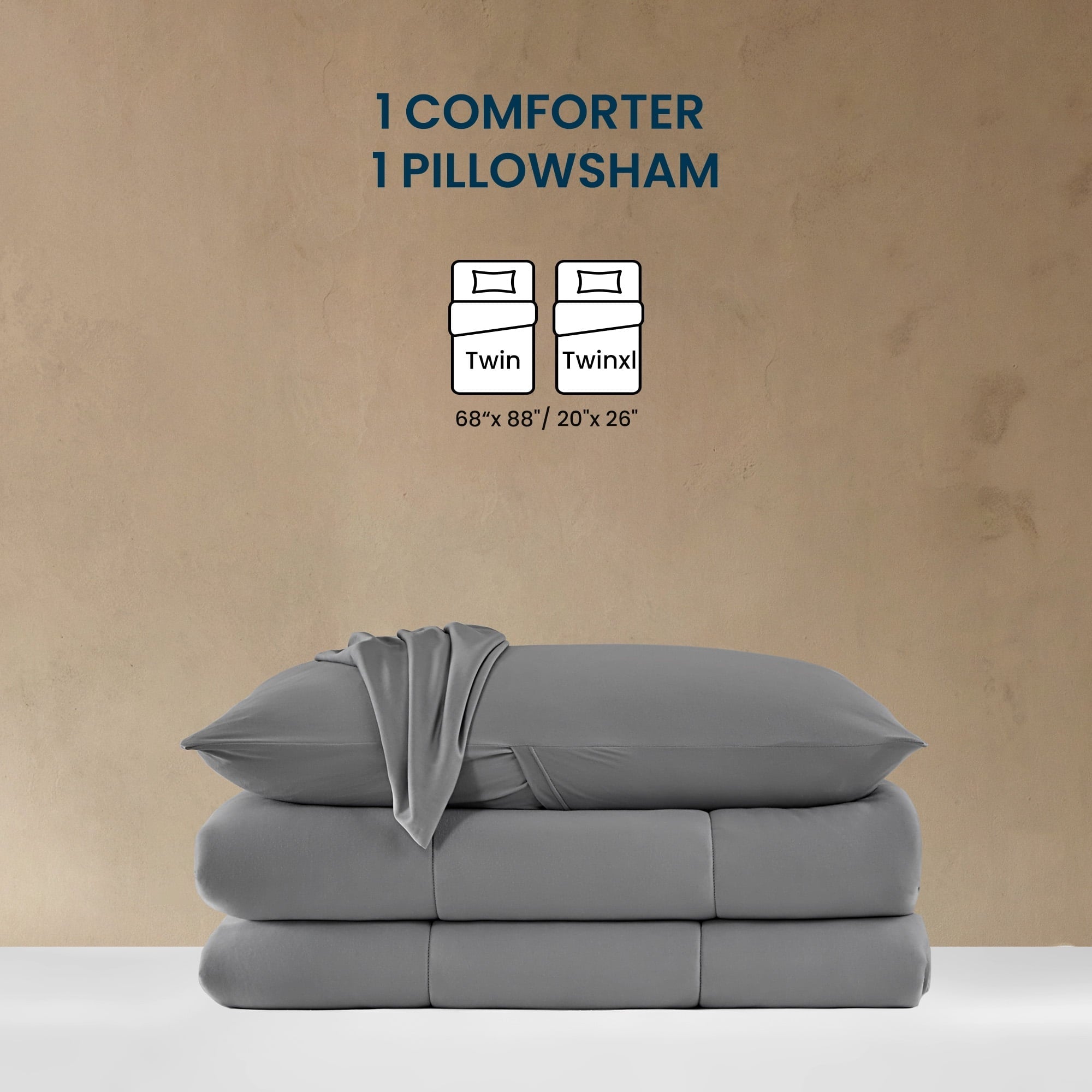 Luxurious Quilted 3 Pieces Jersey Knit Bedding Sets with 1 Comforter and 2 Pillow Shams, Soft and Breathable Comforter Set with Women, ... - All-Season Down Alternative Comforter Insert Detail