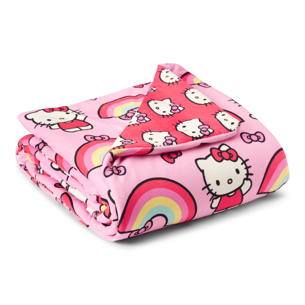 Cozy Fleece Kids Squishy Cloud Throw Blanket, 46 x 60 inches - Super Soft Reversible Sherpa Flannel Blanket Detail