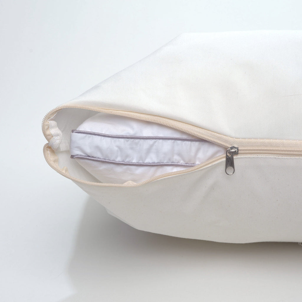 Fluffy Shredded Linen Premium Goose Down Feather Pillow for Bed, Soft & Supportive, Standard Size, White - Orthopedic Shredded Foam Bed Pillow Set Detail