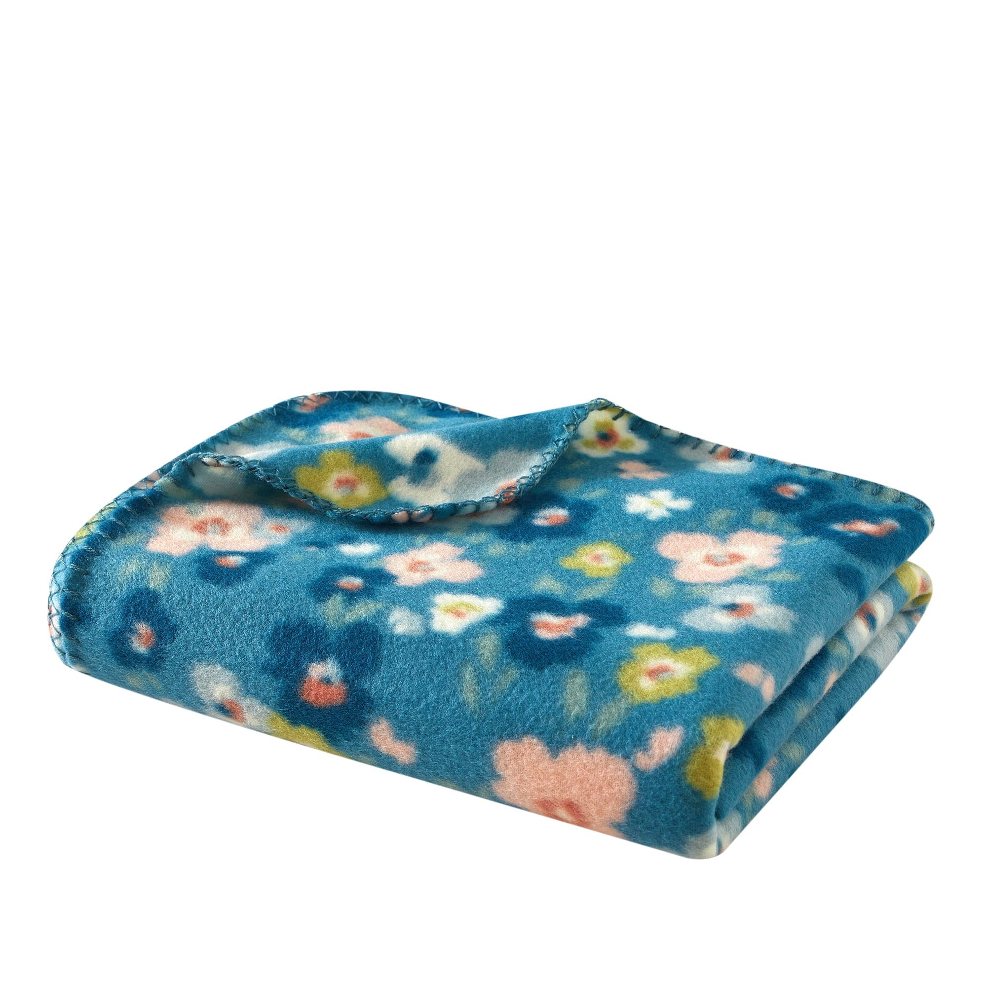 Super Soft Flannel Cozy Fleece Throw Blanket Delightful Floral 50" x 60", All Ages - Lightweight Plush Warm Blanket for All Seasons Detail