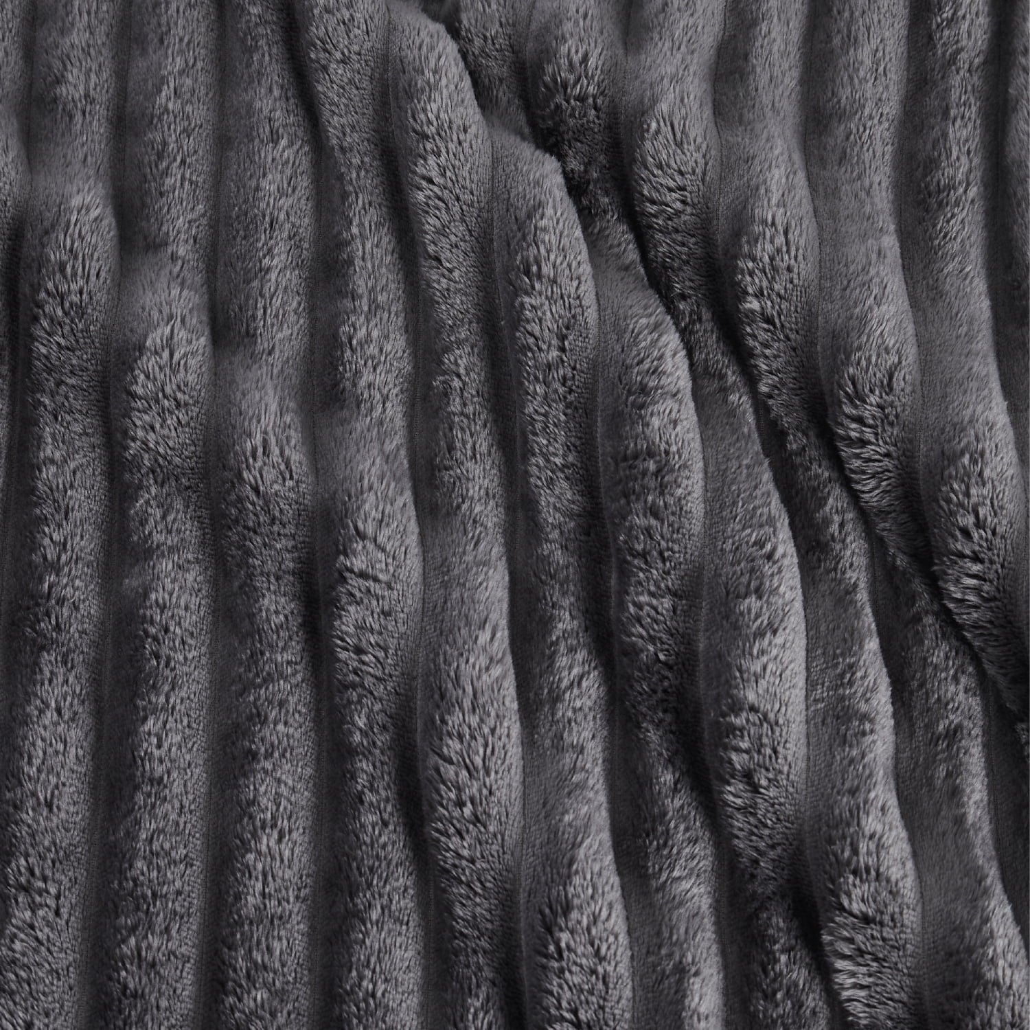 Cozy Fleece Grey Fleece Throw Blanket for Couch - Super Soft Cozy Blankets for Women, Girls, 50x60 inches - Luxury Knitted Decorative Throw Blanket with Fringes Detail