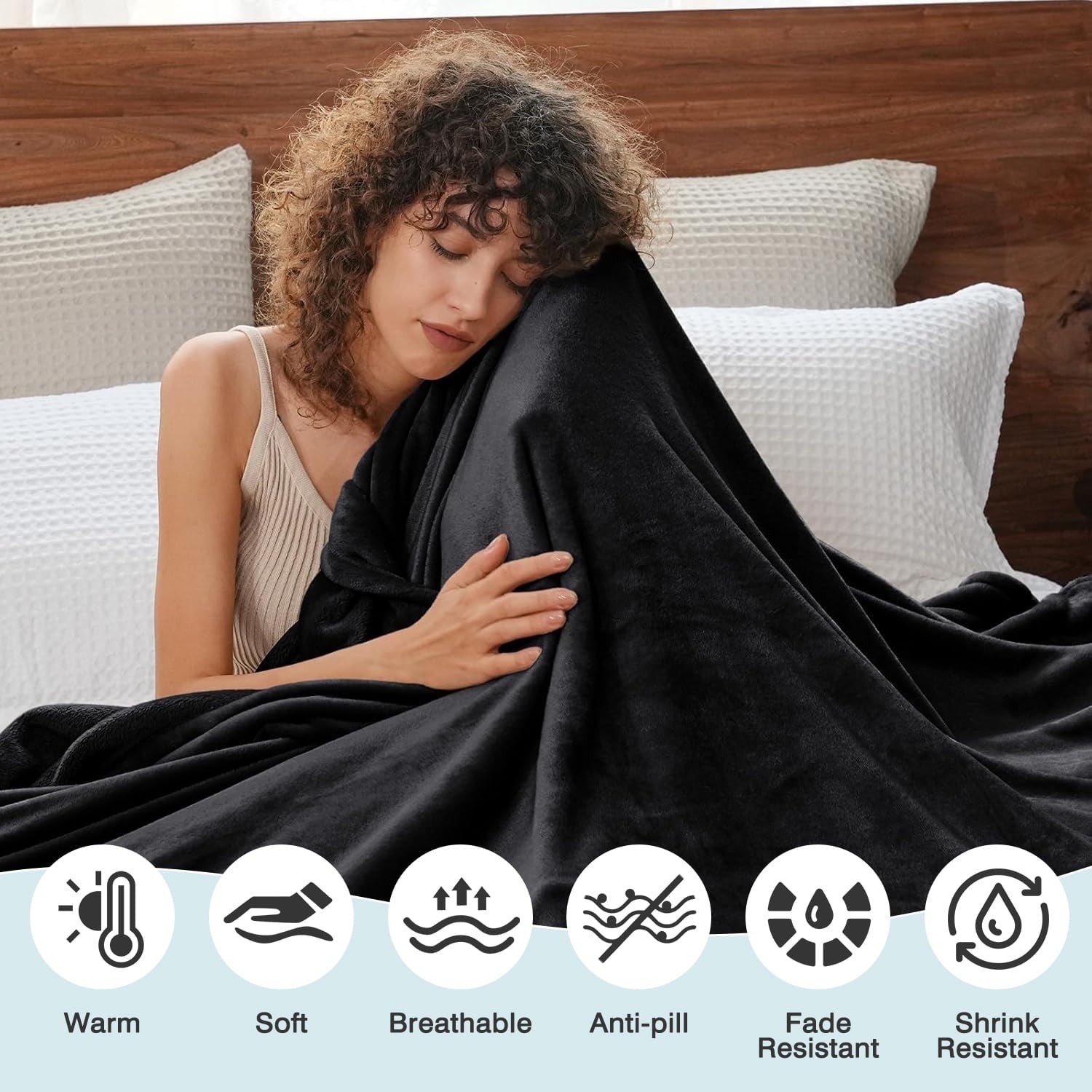 Reversible Sherpa Throw Size Blanket, Luxury Plush Cozy Fuzzy Fleece Blanket, Super Soft Warm Big Lightweight Throw Blanket All Seasons... - Luxury Knitted Decorative Throw Blanket with Fringes Detail
