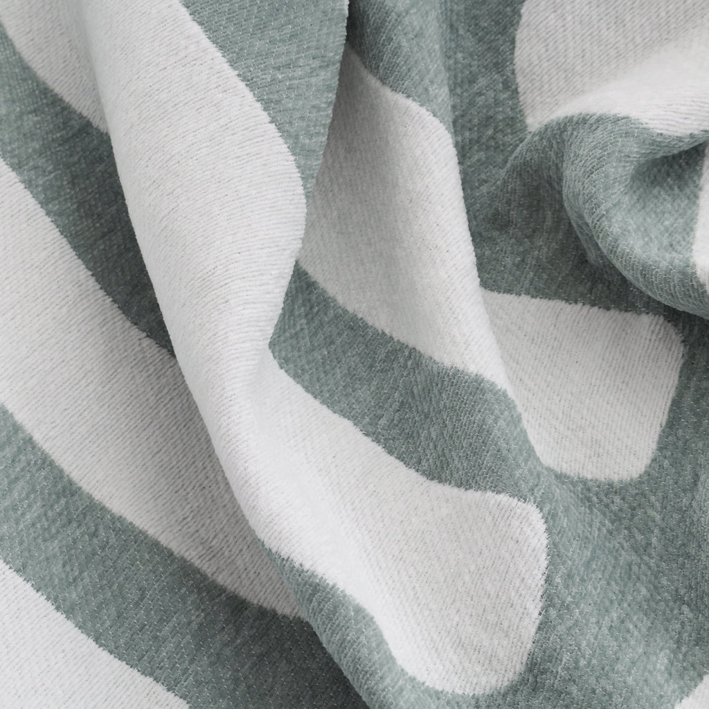 Reversible Sherpa Chenille Jacquard Soft Throw Blanket, Soft Sea - Luxury Knitted Decorative Throw Blanket with Fringes Detail