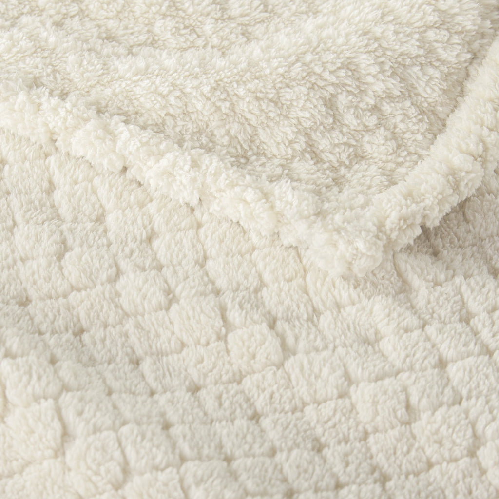 Decorative Knitted Fleece Throw Blanket for Couch, Super Soft Jacquard Bed Blanket, Lightweight Fuzzy Warm for All Seasons, 50x60 Inches... - Luxury Knitted Decorative Throw Blanket with Fringes Detail