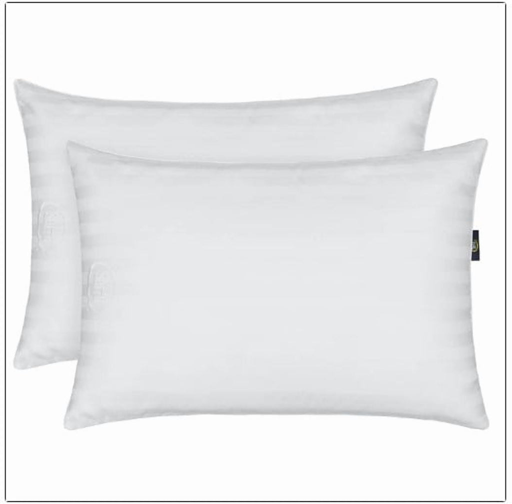 Hotel Collection Comfy Sleep Bed Pillow Queen Size, Pack of 2 - Decorative Throw Pillow Cushion for Sofa & Bed Detail