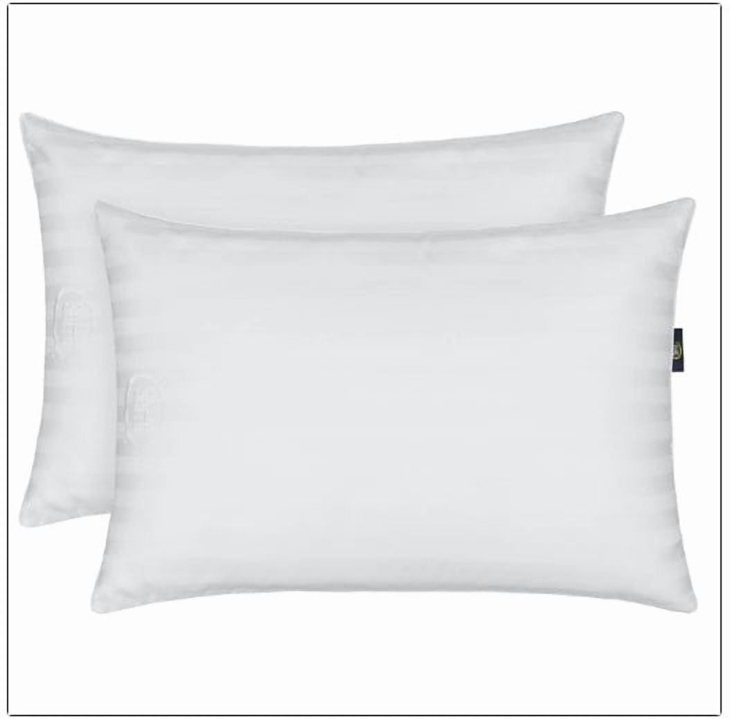Hotel Collection Comfy Sleep Bed Pillow Queen Size, Pack of 2 - Decorative Throw Pillow Cushion for Sofa & Bed Detail
