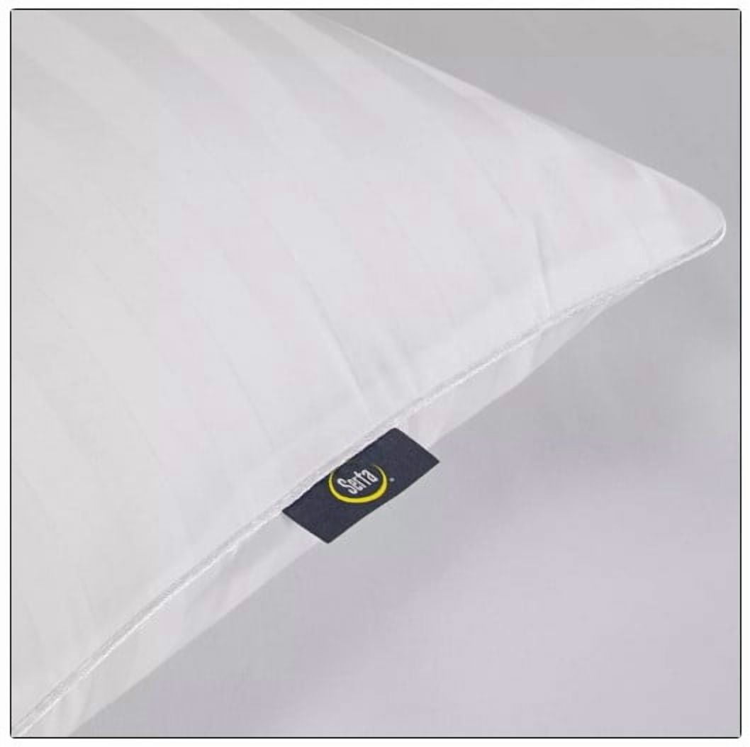 Hotel Collection Comfy Sleep Bed Pillow Queen Size, Pack of 2 - Decorative Throw Pillow Cushion for Sofa & Bed Detail