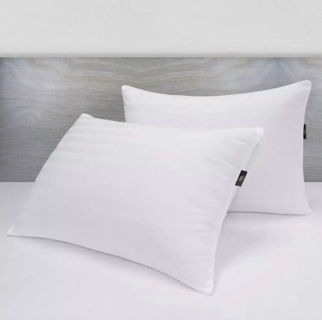 Hotel Collection Comfy Sleep Bed Pillow Queen Size, Pack of 2 - Decorative Throw Pillow Cushion for Sofa & Bed Detail