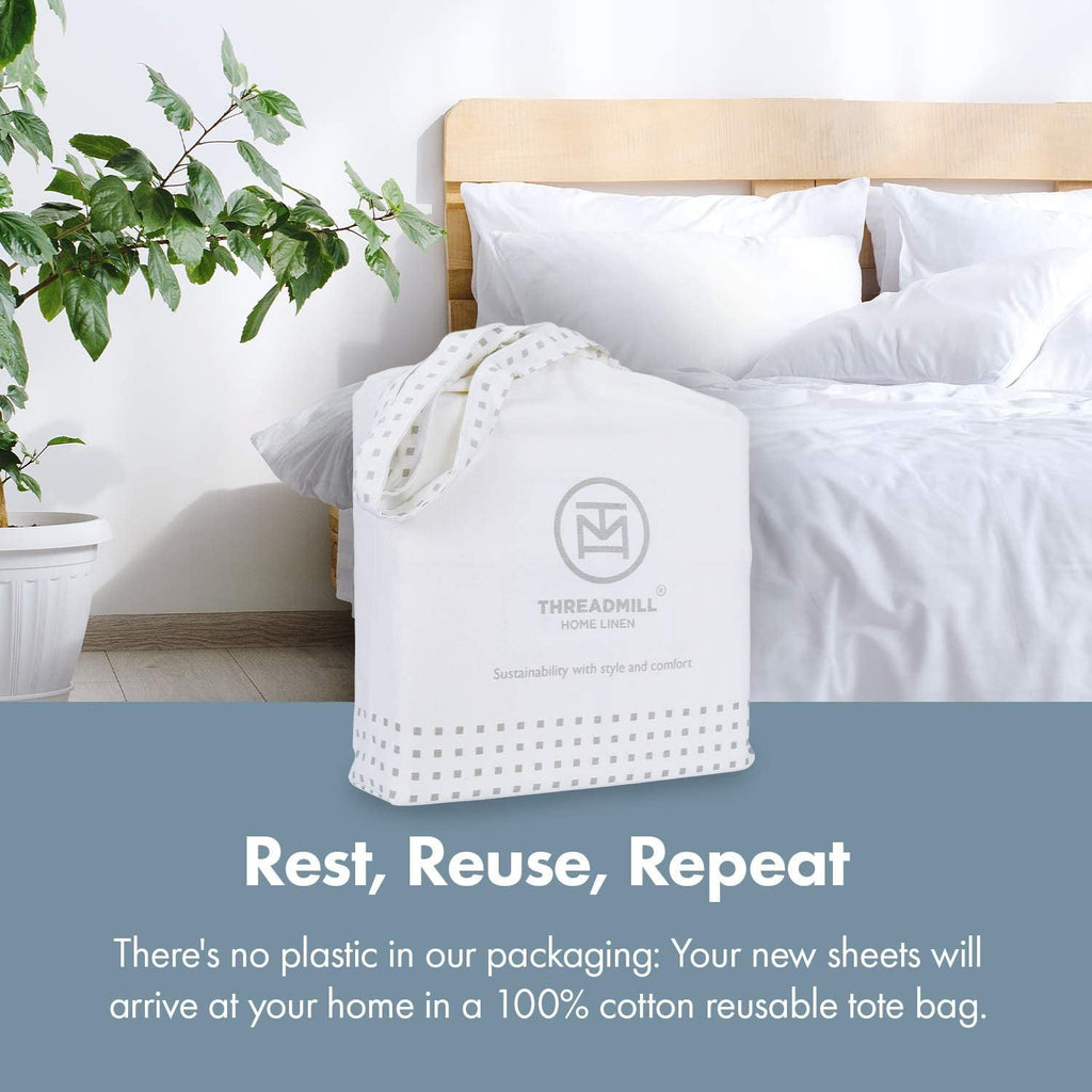 Breathable Luxury 600 Thread Count 4-Piece Queen Bed Sheet Set, Sateen Weave, Sage Green - Luxury Bed Sheet Set with Deep Pockets Detail