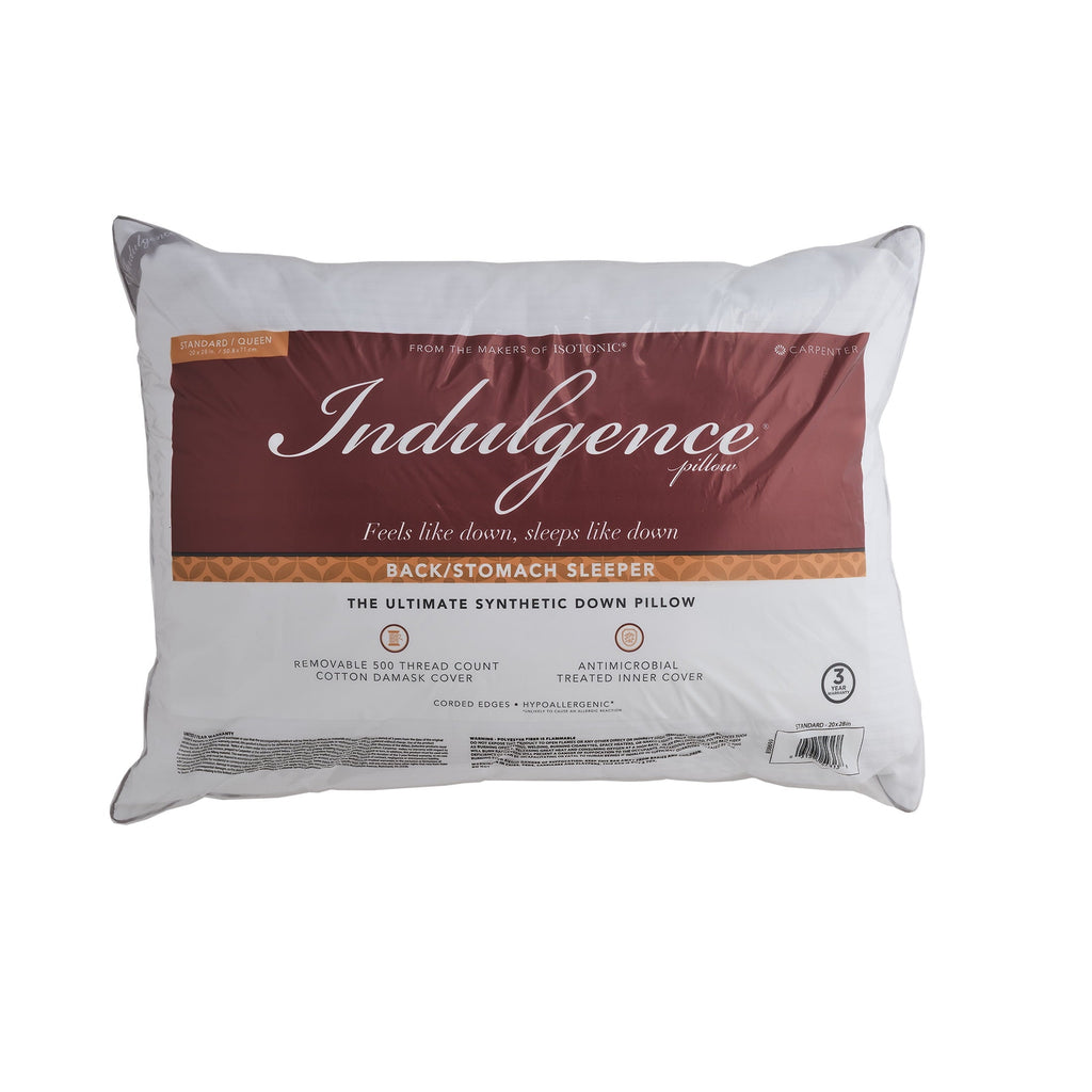 Ergonomic Memory Foam Down Alternative Bed Pillow, Standard/Queen - Hotel Quality Plush Sleeping Pillows Detail
