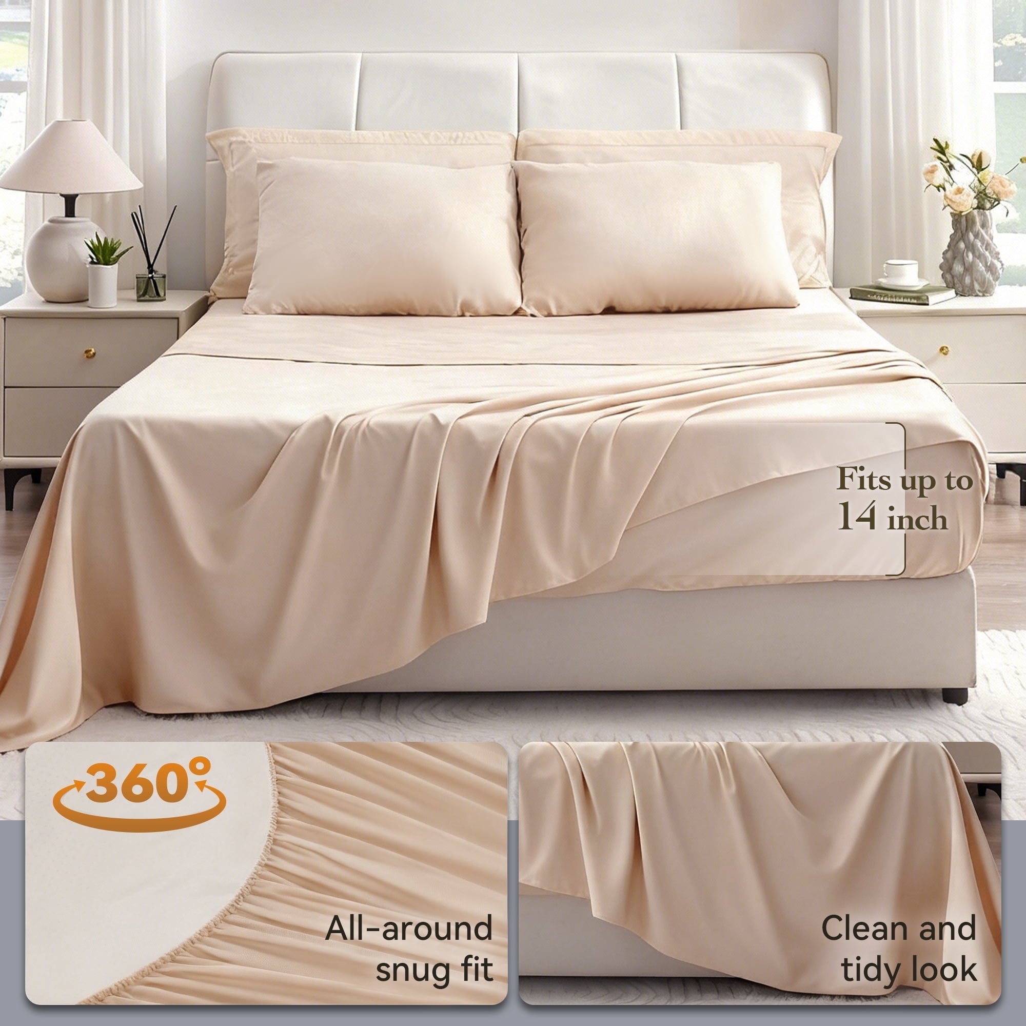 Fluffy Down Alternative Twin Comforter Set 5 Pieces,Bed in a Bag, Bedding Set with Comforter,Fitted Sheet,Flat Sheet,Pillowcase, All Season - Hypoallergenic Ultra-Fluffy Quilt for Winter Detail