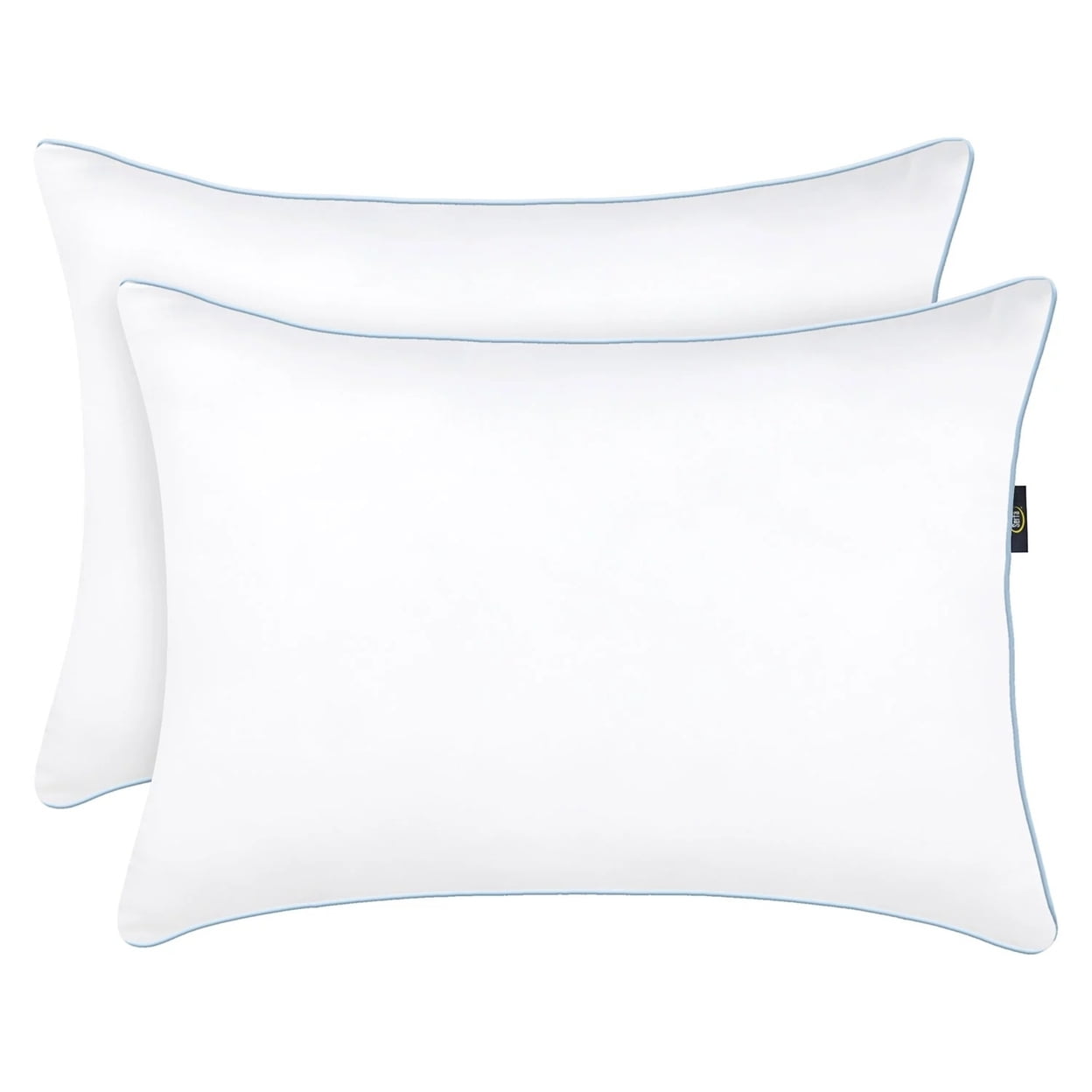 Orthopedic Support Comfy Sleep Eco-Friendly Bed Pillow Standard/Queen (2 Pk) - Decorative Throw Pillow Cushion for Sofa & Bed Detail