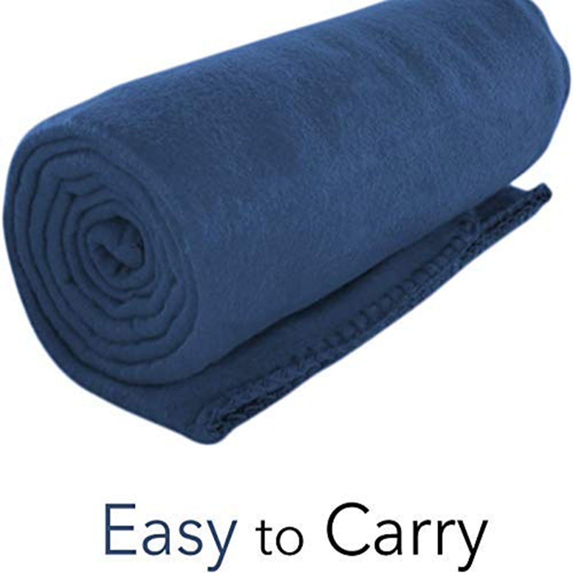 Lightweight Warm 24 pack Adult Soft Fleece 40"L x 30"L Twin Throw Blankets for Homeless, Wedding Favors, Home in Assorted Colors - Super Soft Reversible Sherpa Flannel Blanket Detail