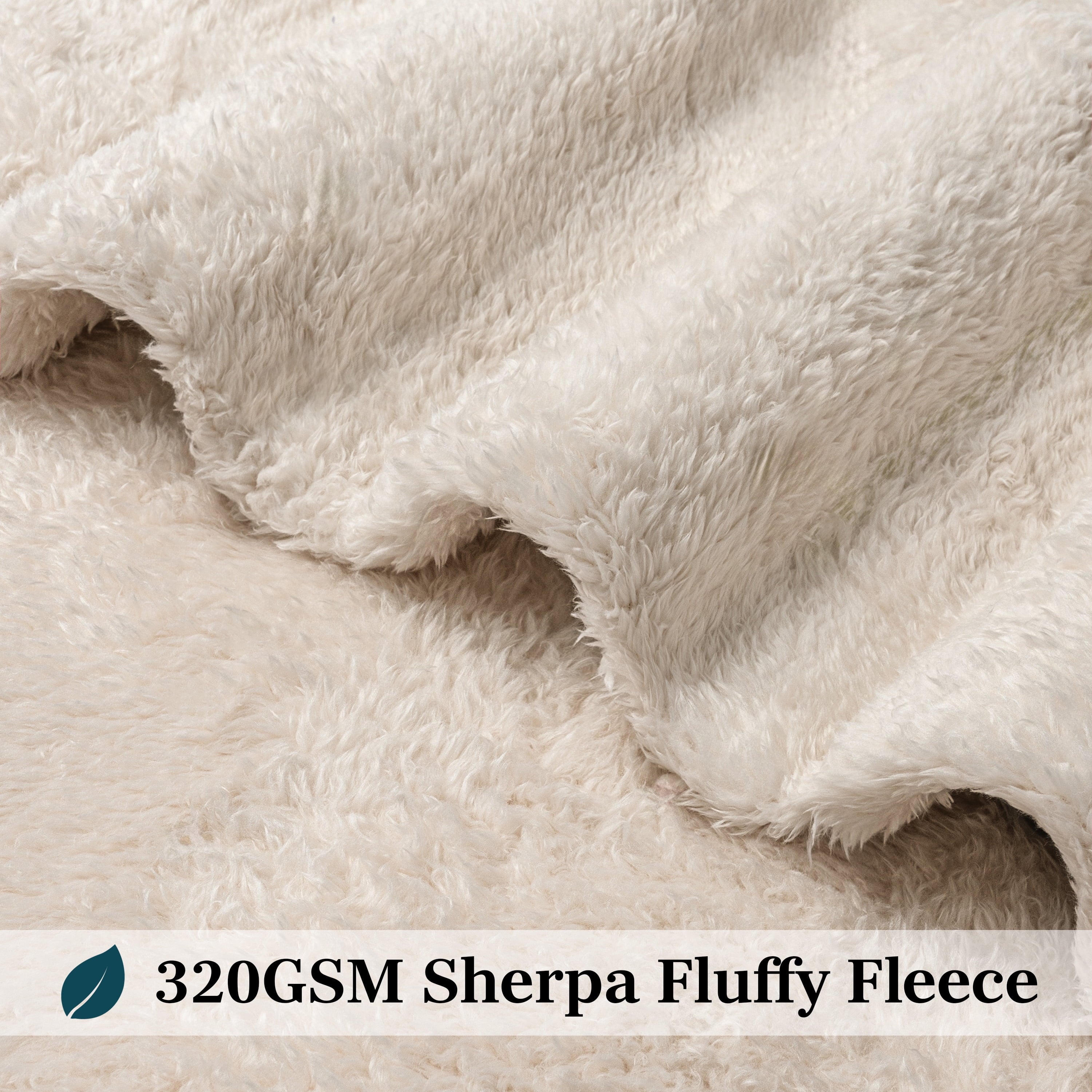 Reversible Sherpa Sherpa Throw Blanket For Couch Sofa, Cream Beige Fluffy Warm Plush Blanket for Bed, Cozy Super Soft Lightweight Throw... - Luxury Knitted Decorative Throw Blanket with Fringes Detail