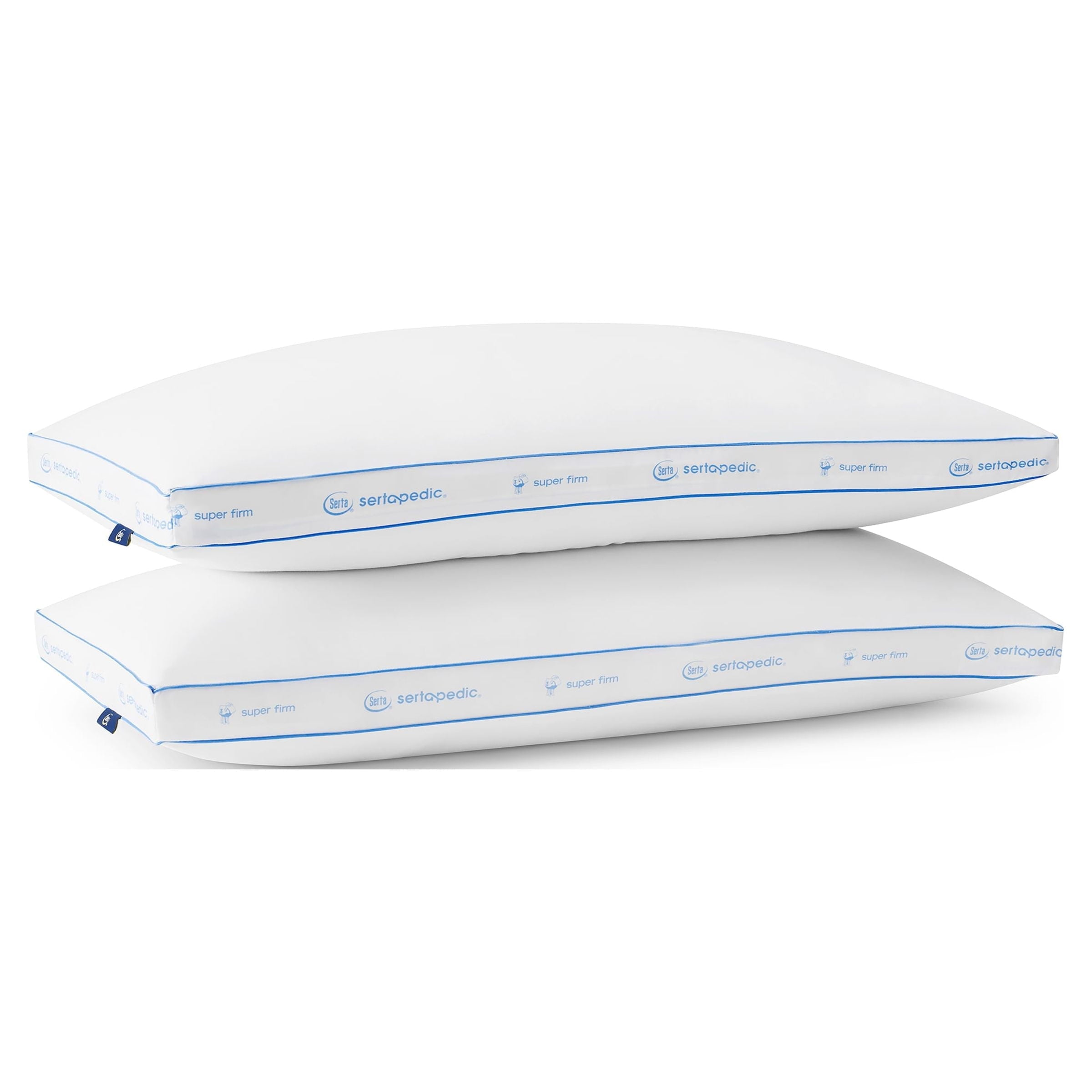 Decorative Plump pedic Extra Firm Bed Pillow, King, 2 Pack, Hypoallergenic - Ergonomic Memory Foam Pillow for Neck Pain Support Detail